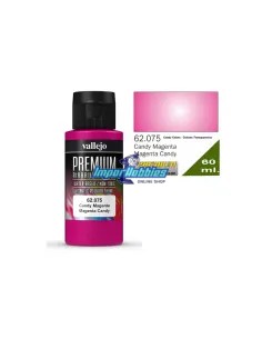 Pintura Vallejo Premium Magenta Candy 60ml. 62.075 - Container Vallejo Premium 60ml.