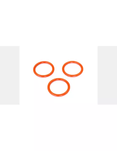 Silicone O-Ring Orange P18 (3 U.) Kyosho FW05 / FW06 / V-One ORG18 - Kyosho Fazer GP - Spare Parts & Option Parts