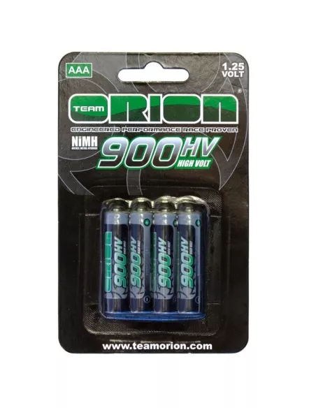 Rechargable Battery AAA 900Mah HV Kyosho Mini-Z (4 U.) Team Orion ORI13202 - Batteries / Elements AA - AAA