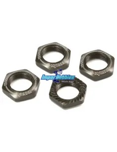 Tuercas rueda seguridad 17mm 1/8 serradas Gun Metal (4 Uds.) Kyosho IFW472GM - Kyosho Inferno 7.5 / Neo / Neo Race Spec - Repues 2