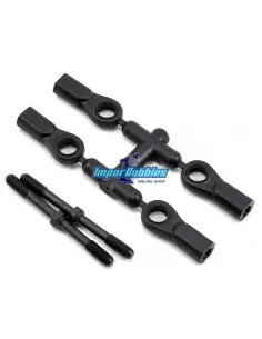 Steering Rod Turnbuckle 4x46mm (2 U.) Kyosho Inferno MP9 TKI2 / TKI3 / MP11 / Inferno GT3 IF332BK