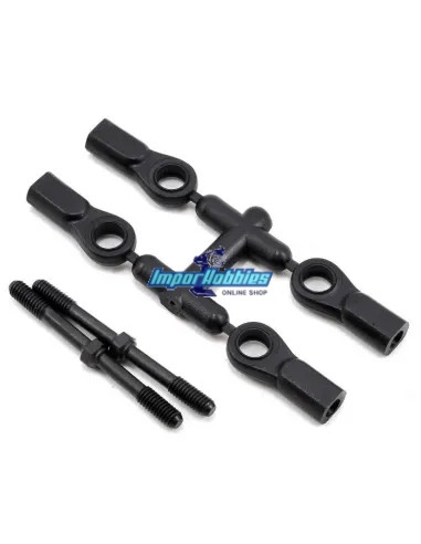 Biellettes de direction SP 4x46mm (2 U.) Kyosho Inferno MP9 TKI2 / TKI3 / Inferno GT3 IF332BK - Kyosho Inferno 7.5 / Neo / Neo R