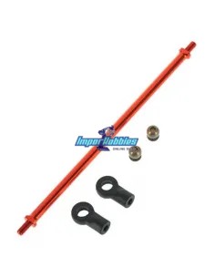 Renfort de chassis avant complet Hot Bodies E817 204001 - Hot Bodies E817 & E817 V2 Electric Kit - Pièces detachées et options