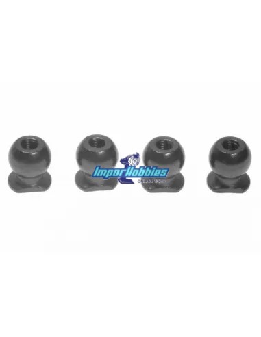 Rotules epaulees 7.8mm (4 U.) Kyosho Inferno Neo / VE / GT2 / ST 92843B - Kyosho Inferno 7.5 / Neo / Neo Race Spec - Pièces deta