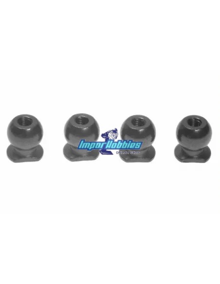 Rotules epaulees 7.8mm (4 U.) Kyosho Inferno Neo / VE / GT2 / ST 92843B - Kyosho Inferno 7.5 / Neo / Neo Race Spec - Pièces deta