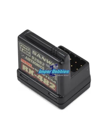 Recepteur Sanwa / Airtronics RX-482 2.4GHz 4-Channel FHSS-4 SSL Telemetry - Recepteurs pour emetteur
