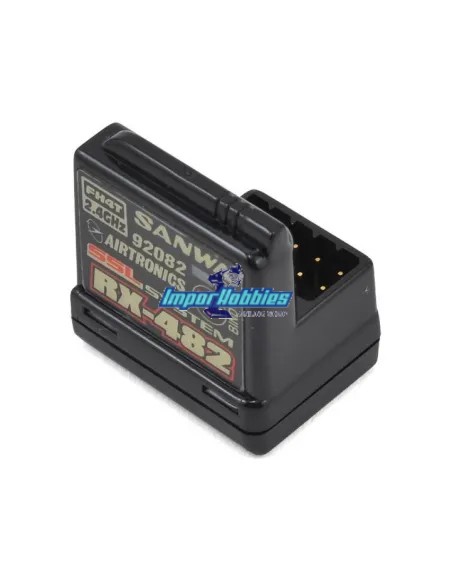 Recepteur Sanwa / Airtronics RX-482 2.4GHz 4-Channel FHSS-4 SSL Telemetry - Recepteurs pour emetteur
