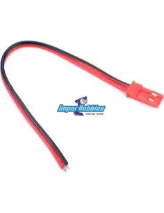 Conector Bec macho con cable 10cm Fussion FS-00033 - Cables y accesorios de carga RC
