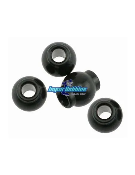 Boules de tirants arrières aluminiums 7.8mm (4 U.) Hobao Hyper 7 TQ / 7.5 87043A - Hobao Hyper 7 TQ & 7.5 Nitro