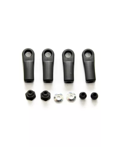 Plastic Ball End Set for Rear Upper Arm Hobao Hyper 7 TQ / 7.5 87043 - Hobao Hyper 7 TQ & 7.5 Nitro