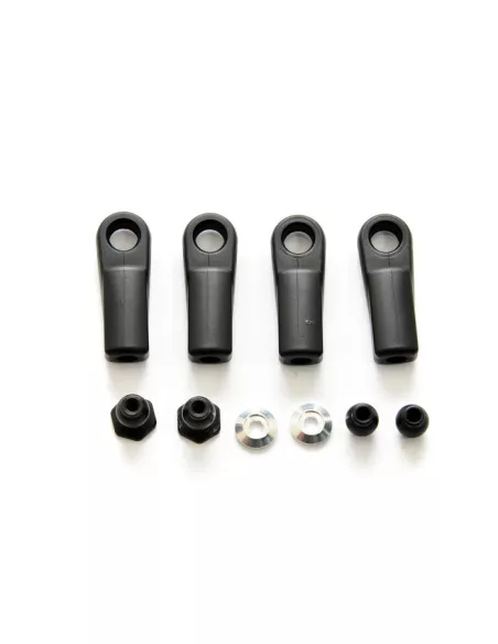 Plastic Ball End Set for Rear Upper Arm Hobao Hyper 7 TQ / 7.5 87043 - Hobao Hyper 7 TQ & 7.5 Nitro