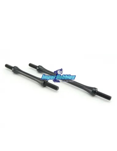 Renfort de chassis noir Av & Ar Hobao Hyper 7 TQ / 7.5 87063 - Hobao Hyper 7 TQ & 7.5 Nitro