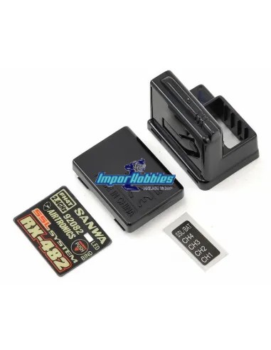 Boitier de recepteur Sanwa / Airtronics RX-482 107A41302A - Recepteurs pour emetteur