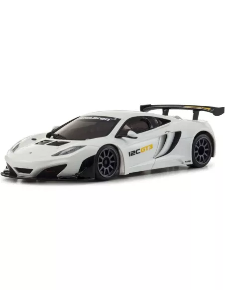 Painted Body 98mm Kyosho Mini-Z MR-03 / RWD MM McLaren 12C GT3 White MZP226W - Painted and decorated 98mm - Auto Scale Collectio