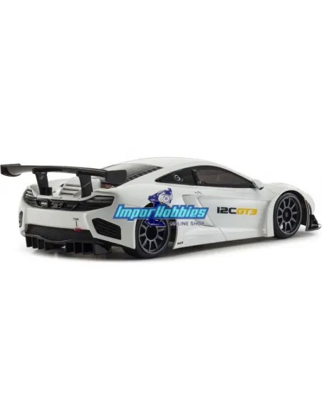 Carrosserie peinte 98mm Kyosho Mini-Z MR-03 / RWD MM McLaren 12C GT3 Blanche MZP226W - Peint et décorée 98mm - Auto Scale Collec