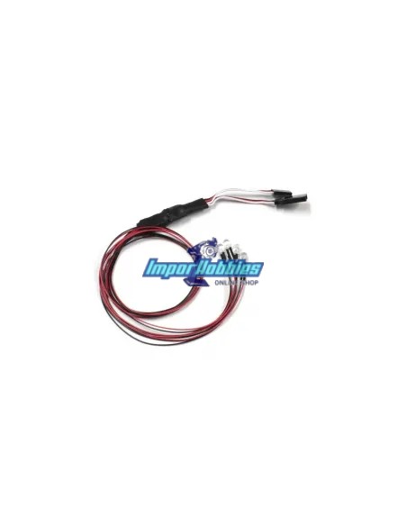Eclairage LED Light Unit - 4 ampoules rouges Kyosho Mad Crusher / Outlaw Rampage 97054-4R - Kyosho Mad Crusher GP & EP - Pièces 