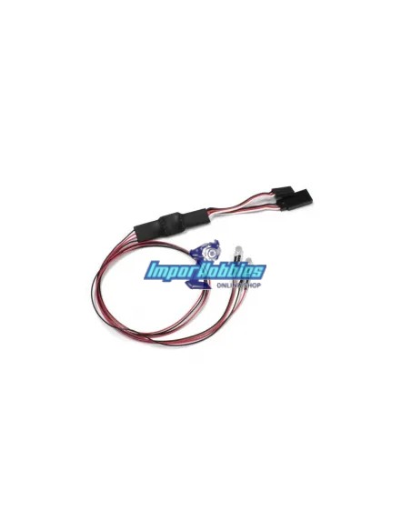 Eclairage LED Light Unit - 2 ampoules rouges Kyosho Mad Crusher / Outlaw Rampage 97054-2R - Kyosho Mad Crusher GP & EP - Pièces 