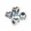 Hexagones de roues (4 U.) Hobbytech STR8 / EP X2 / NXT STR-049TI - Hobbytech STR8 DeLuxe & STR8 EVO RTR - Pièces detachées et op