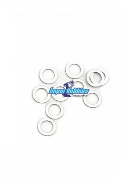Arandelas ajuste embrague 3x4.9x0.3mm (10 Uds.) Fussion FS-WA003 - Arandelas ajuste para embragues