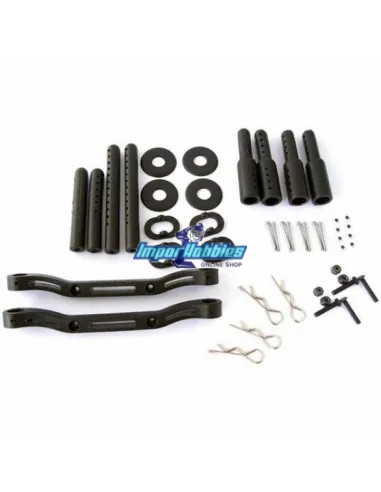 Soporte carrocería universal 1/8 Rally Game Hobbytech STRG-100 - Hobbytech STR8 Rally Game / GT Nitro - Repuesto y opciones