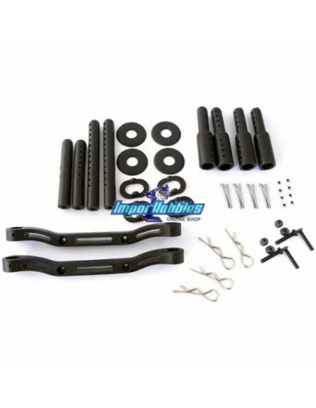 Soporte carrocería universal 1/8 Rally Game Hobbytech STRG-100 - Hobbytech STR8 Rally Game / GT Nitro - Repuesto y opciones