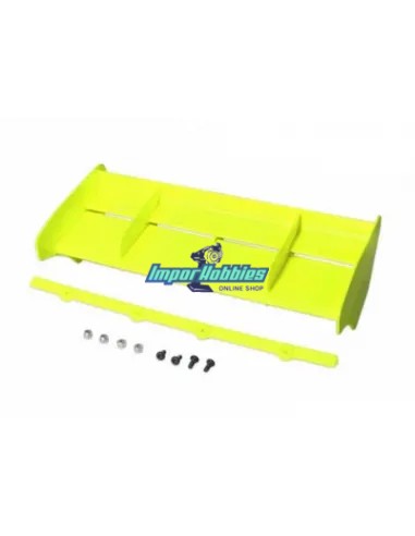 Alerón amarillo universal con Wickerbill 1/8 Buggy VP-Pro WN-008Y - Alerones y arandelas de alerón 1/8 Scale