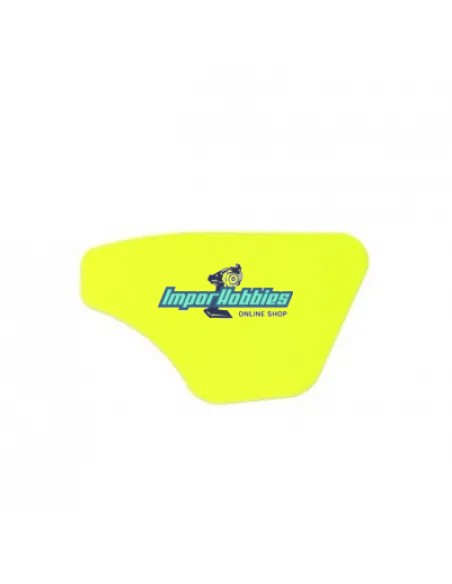 Alerón amarillo universal con Wickerbill 1/8 Buggy VP-Pro WN-008Y - Alerones y arandelas de alerón 1/8 Scale