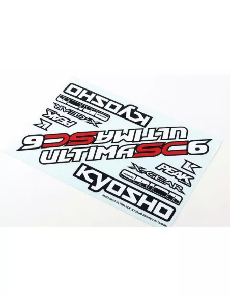 Decal Sheet Kyosho Ultima SC6 UMD04 - Kyosho Ultima SC6 - Spare Parts & Option Parts