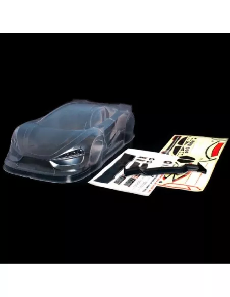 Clear Body Set - Concept Car 325mm & Sheet Decal Hobbytech CA-330 - Hobbytech STR8 Rally Game / GT Nitro - Spare Parts & Option 