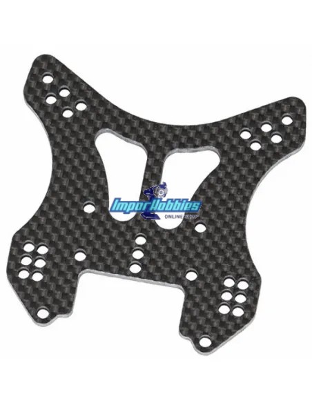Soporte de amortiguador trasero carbono Hobbytech STR8 / Spirit / NXT STRX-316 - Hobbytech STR8 DeLuxe & STR8 EVO RTR - Repuesto