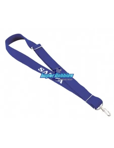 Cinta porta-emisora azul Sanwa / Airtronics 107A30052A - Accesorios y repuesto emisora