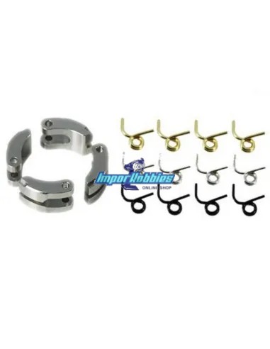 Mazas embrague aluminio & muelles para RS-620-34 (4 Uds.) VP-Pro RS-512 - Embragues Escala 1/8 Buggy