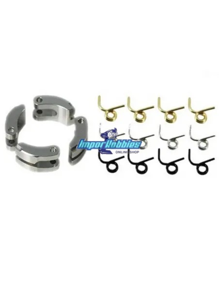 Mazas embrague aluminio & muelles para RS-620-34 (4 Uds.) VP-Pro RS-512 - Embragues Escala 1/8 Buggy