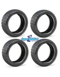 Sweep EXP Cubix - Extra Soft Blue Seulement pneumatique (4 U.) SW-309B - Pneus Sweep Racing 1/8Th Buggy - En soldes