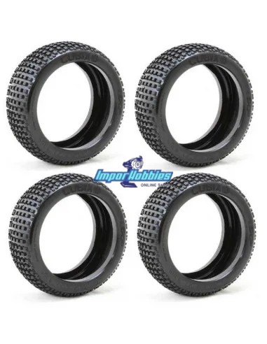 Sweep EXP Cubix - Soft Rojo Solo Goma (4 Uds.) SW-309S - Rueda Sweep Racing 1/8 Buggy - En liquidación