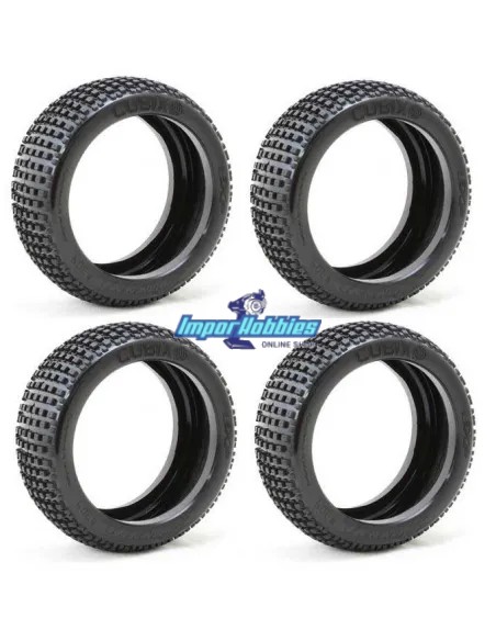 Sweep EXP Cubix - Soft Rouge Seulement pneumatique (4 U.) SW-309B - Pneus Sweep Racing 1/8Th Buggy - En soldes