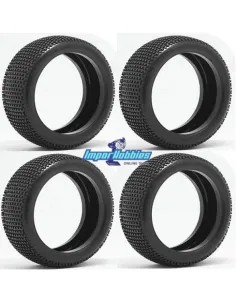 Sweep Square Armor - Soft Red Only Tire (4 U.) SW-306S - Sweep Racing Tires - 1/8 Buggy - On Sale