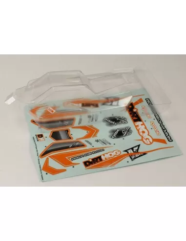 Clear Body Set & Stiker Kyosho Dirt Hog FAB252 - Kyosho Dirt Hog - Spare Parts & Option Parts