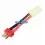 Cordon Adapteur T-Deans Male - Tamiya Femelle 14AWG 80mm Fussion FS-02205
