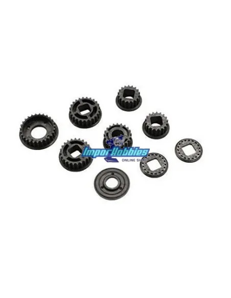 Poulies de courroie Kyosho V-One R4 VZ402 - Kyosho V-One R4 - Pièces detachées et options