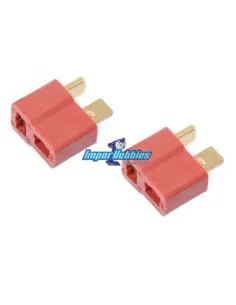 T-Dean Connector Female (2 U.) Fussion FS-00004 - R/C Plugs