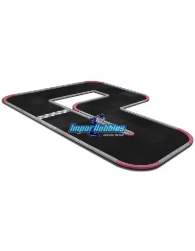 Circuit modulaire en uréthane 48 pièces 50x50cm 4.5x3.5 mètres pour Kyosho Mini-Z 87052B - Circuit Kyosho Mini-Z