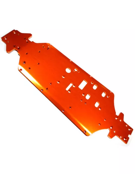 Main Chassis Aluminum Orange 3mm Hobao Hyper SS / Cage 90041 - Hobao Hyper SS & SSe GP - EP