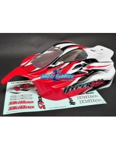 Carrocería pintada y decorada roja Hobao Hyper VS / VSe 85033R - Hobao Hyper VS & VSe Nitro - Eléctrico