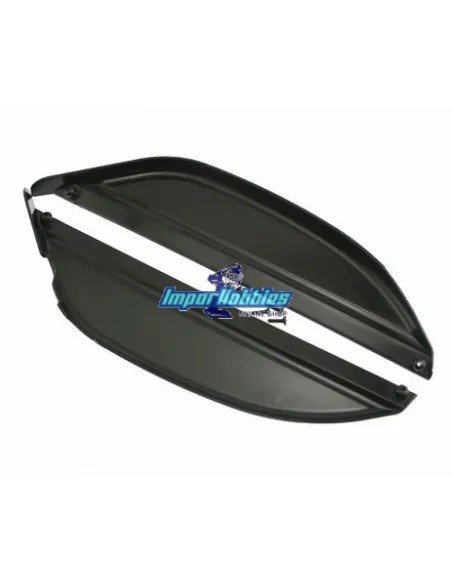 Protectores laterales de chasis negro Hobao Hyper 7 TQ / 7.5 87073B - Hobao Hyper 7 TQ & 7.5 Nitro