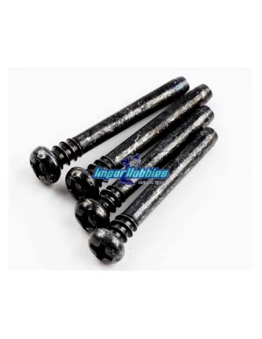 Axes de triangles filetés 3x25mm (4 U.) Kyosho Inferno MP9 RTR / Inferno GT2 / ST / Neo 3.0 97039-25 - Kyosho Inferno GT / GT2 N