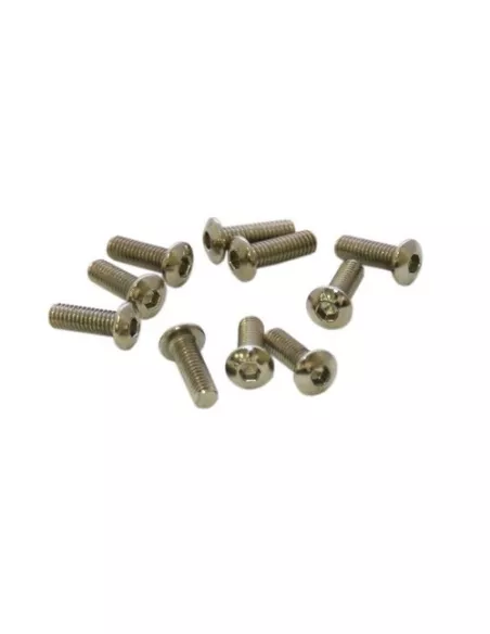 Button Head Hex Stainless Steel Screws 4x10mm (10 U.) Imporhobbies - Stainless Steel Screws - M4