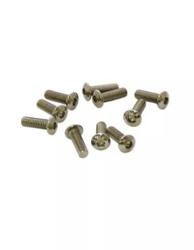 Button Head Hex Stainless Steel Screws 4x12mm (10 U.) Imporhobbies - Stainless Steel Screws - M4