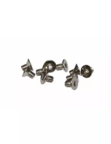 Tornillos acero inoxidable 4x6mm cabeza conica (10 Uds.) Imporhobbies - Stainless Steel Screws - M4