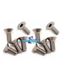 Stainless Steel Screws 3X8mm Conical Head (10 U.) Fussion FS-TFX3008
